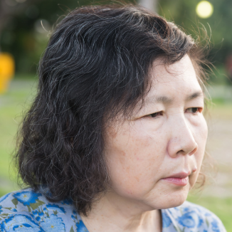 Mithsa Chanthavong elderly female patient