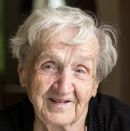 Sharon Woods elderly white female patient