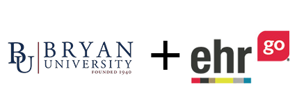 Bryan University & EHR Go logos
