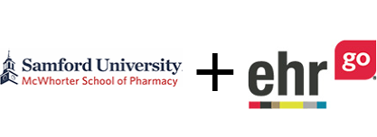 Samford University & EHR Go logos