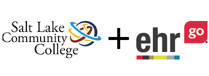 Salt Lake Community College & EHR Go logos